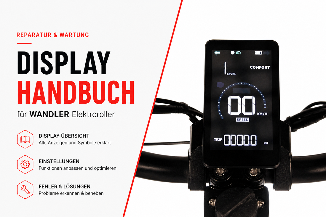 WANDLER Elektroroller Display Handbuch