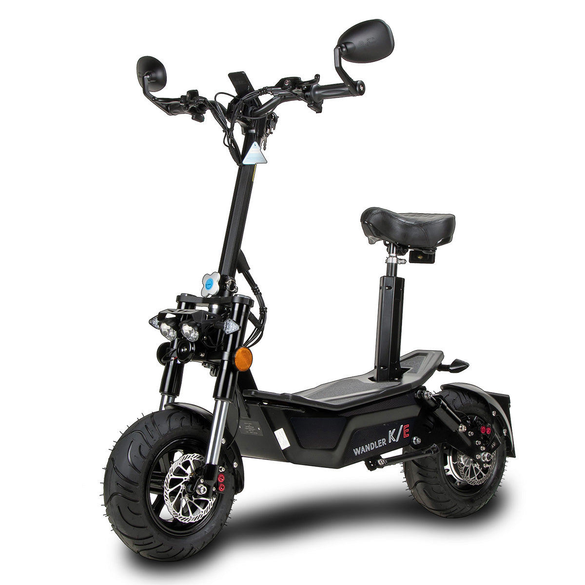 Escooter Elektroroller WANDLER-K/E mit Sitz & 45 km/h